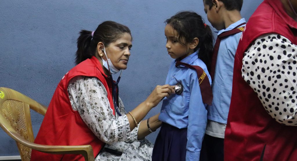 Heart Screening of School children at Kathmandu Metropolitan City